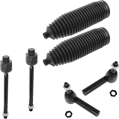 Miniatura 37 de TRQ Kit de Dirección Delantera Cremallera de Dirección y Fuelle de Piñón y Barra de Acoplamiento Compatible con Chevrolet Aveo 2004-2011 Aveo5