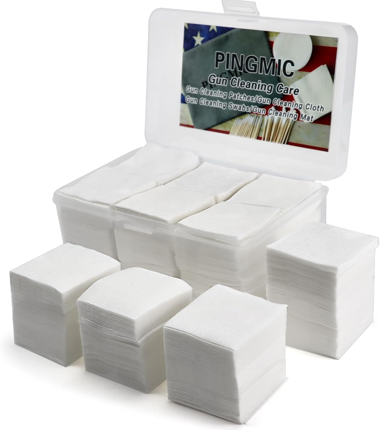 Thicker Gun Cleaning Patches, 2'' Highly Absorbent Gun