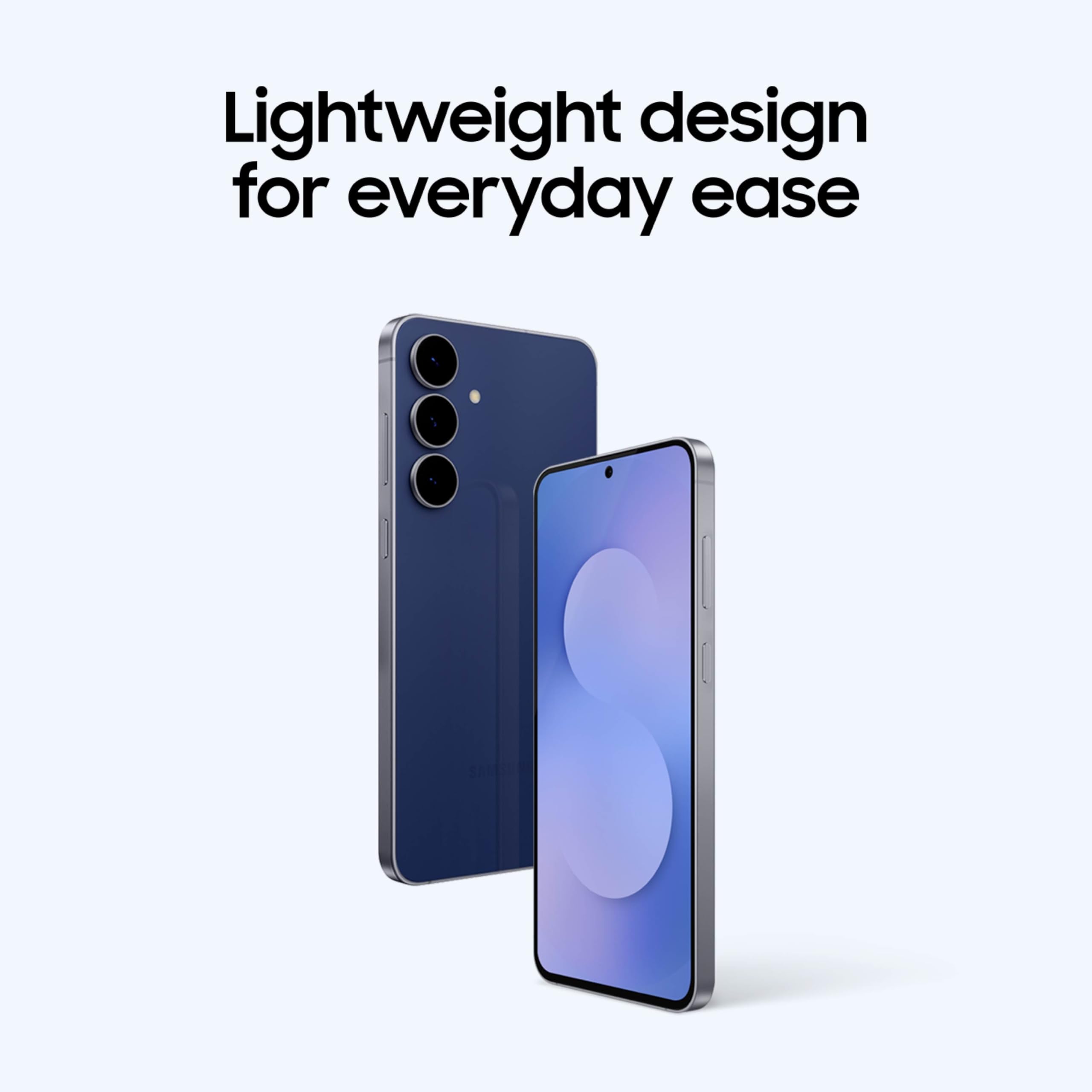 SAMSUNG Galaxy S25 FE Cell Phone (2025), 128GB AI Smartphone, Unlocked Android, Large Display, 4900mAh Battery, High Res-Camera, AI Photo Edits, Durable, US 1 Yr Warranty, Icyblue