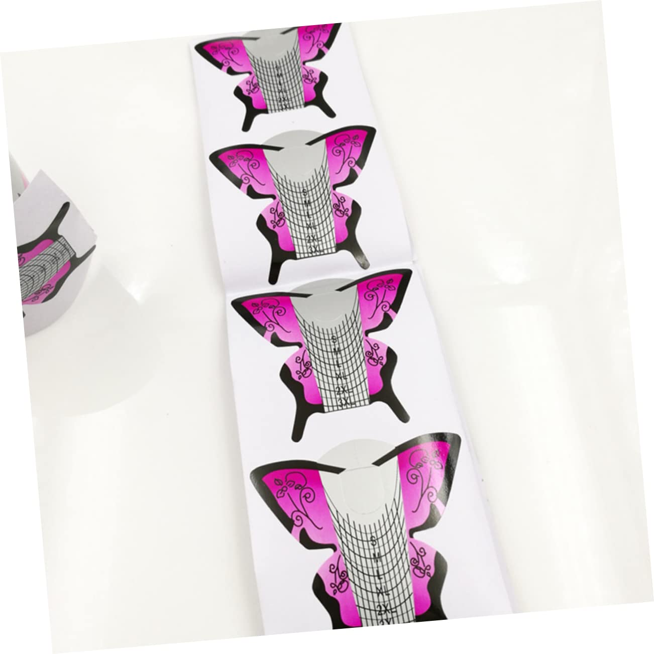 FRCOLOR 500pezzi Forme Per Unghie Per Estensione Guida Per Nail Art Acrilico Design e Per Professionisti e Principianti
