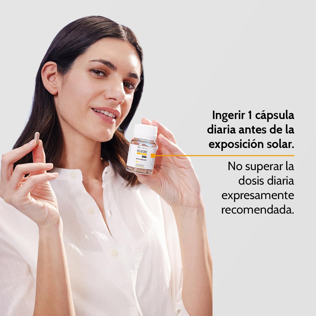 Cantabria Labs - Heliocare 360° D Plus Cápsulas - Protección Solar Oral - 30 Cápsulas - Vitamina D - Para Pieles Muy Claras y Sensibles
