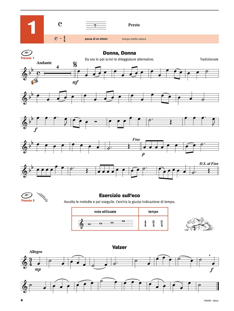 Ascolta, Leggi & Suona 2 oboe + CD