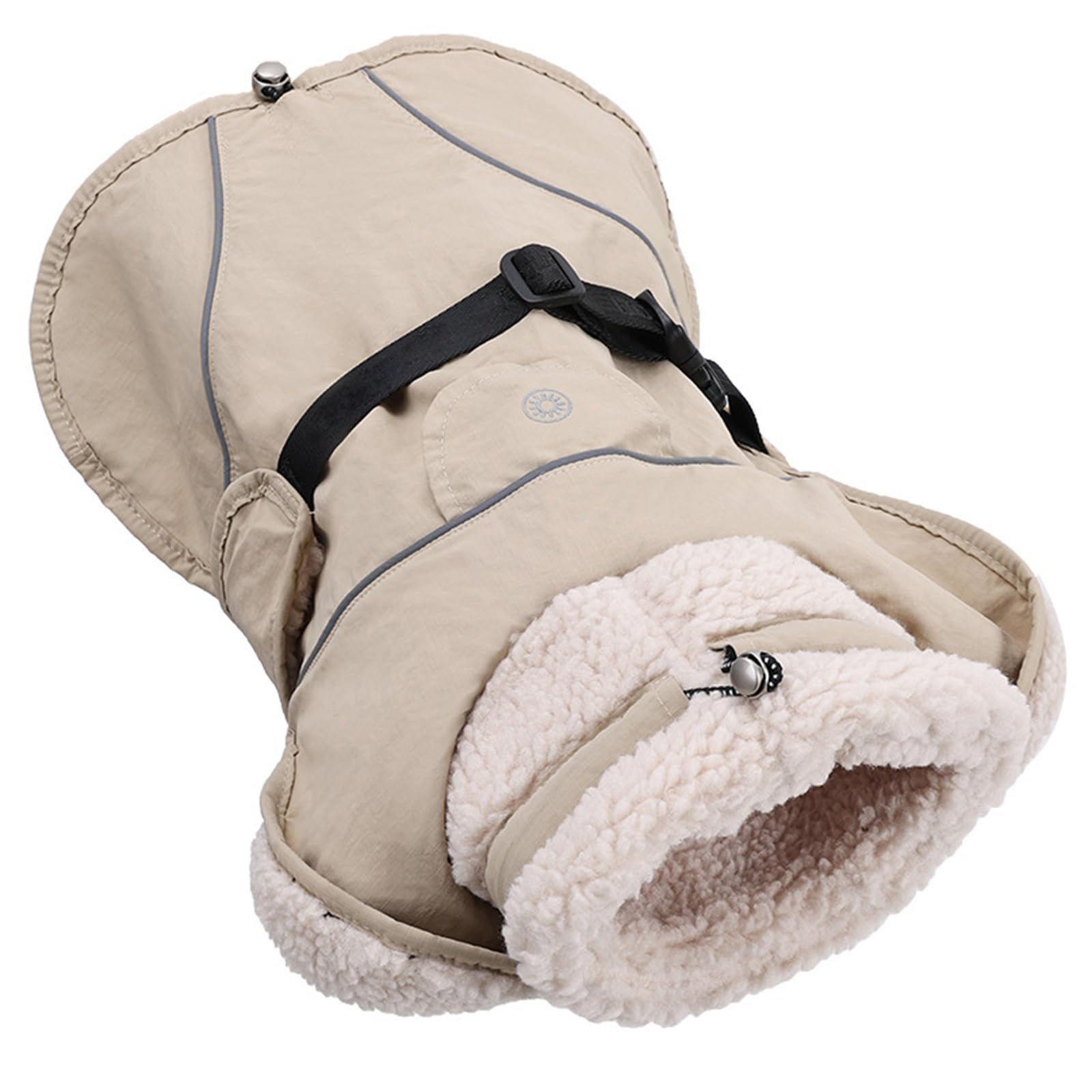 Manteau d'hiver pour chien avec col polaire veste chaude