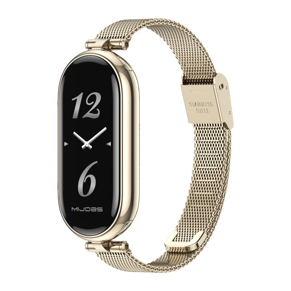 MIJOBS Strap for Xiaomi Mi Band 8 /Mi Band 9 Breathable Replacement Strap for Mi Fit Band 8/9 SmartWatch Straps Wristband Bracelet for Women Men