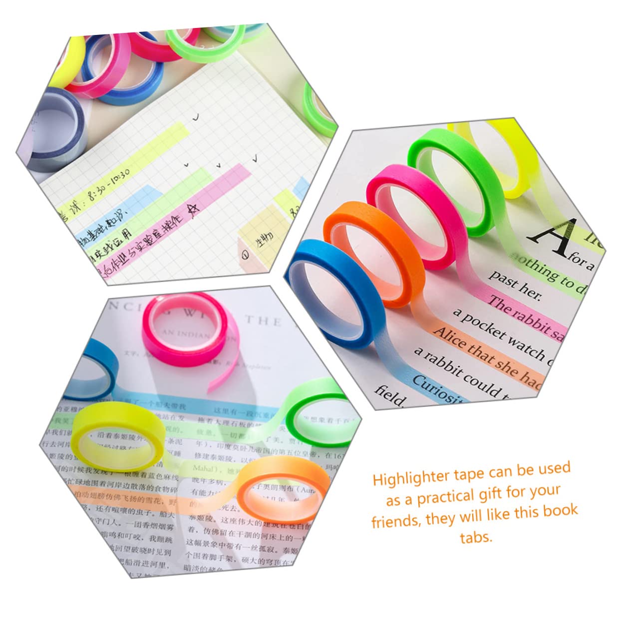 NUOBESTY 80rollen Transparente Haftmarker Farbige Index-tabs Für Schule Und Büro Vielseitig Einsetzbar Zum Markieren Und Organisieren Von Notizen Und Dokumenten