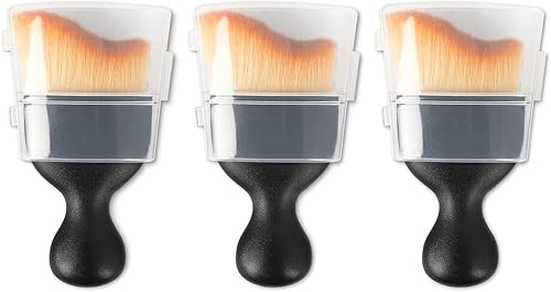 Cepillo de limpieza de coche, herramienta de limpieza de interiores, colector de polvo y detallador, diseño curvado para una limpieza eficiente,