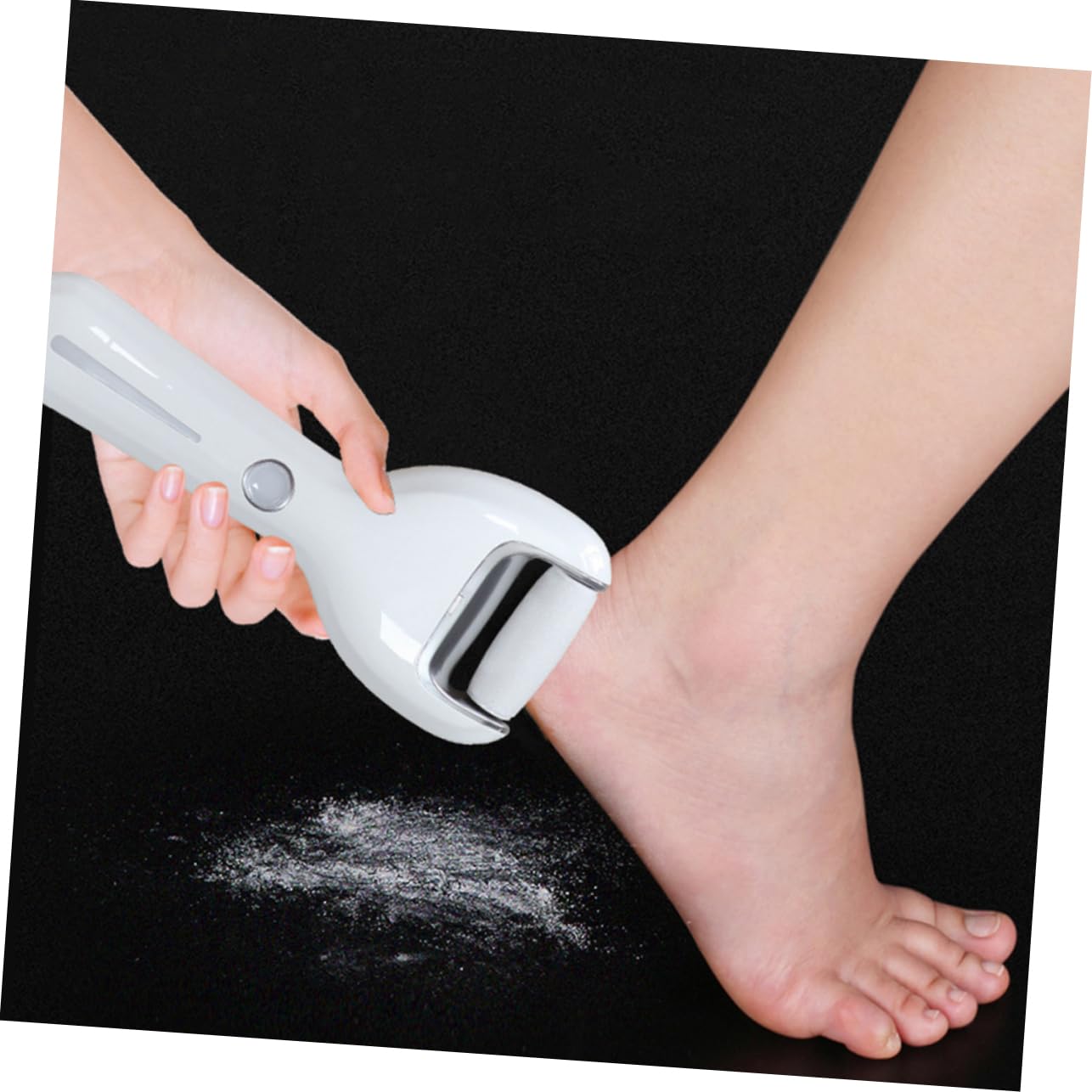 Pédicure Électrique pour Pieds 2000mah Abs, Outil Pratique Blanc