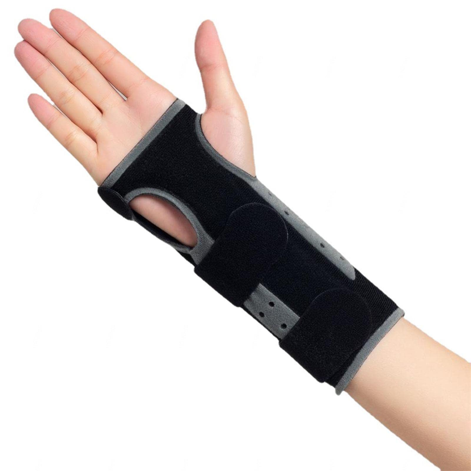 Soporte de muñeca Profesional, muñequera de túnel carpiano Soporte Nocturno - Estabilizador de Brazo de férula de muñeca y Soporte de Mano para el Alivio del Dolor del