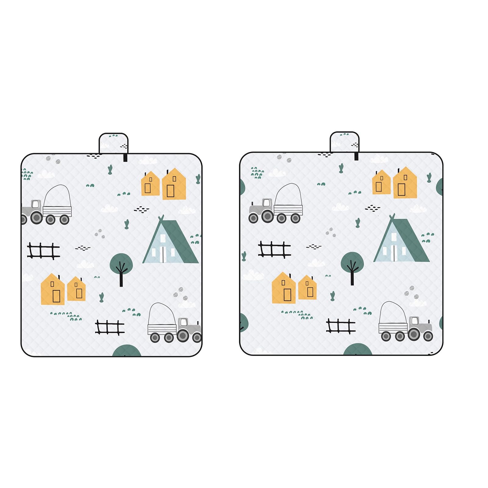 Manta plegable grande de 200 x 150 cm/200 x 200 cm, impermeable, resistente a la arena, para adultos, ideal para parque, playa, festivales, camping al aire libre