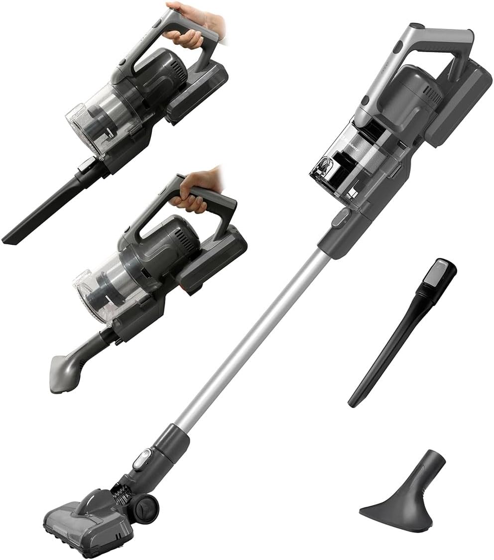 Aspiradora De Mano Inalámbrica 22000 Pa - Motor Sin Escobillas, 3 Velocidades, Para Coche, Sofá Y Alfombra