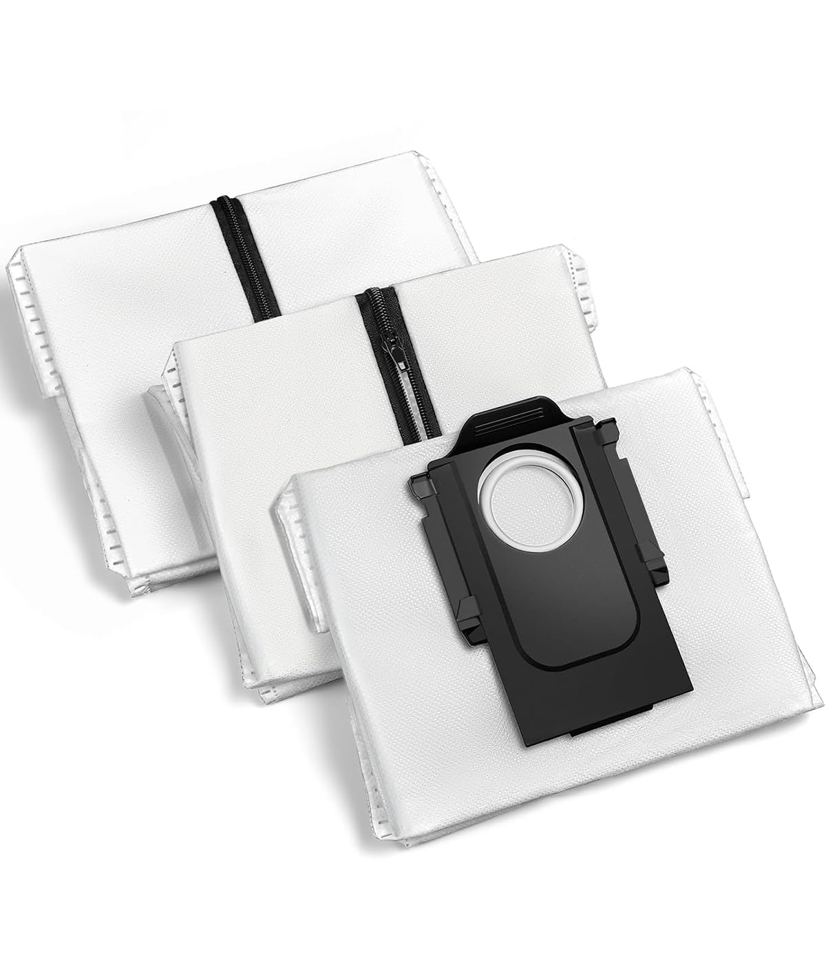 Worki wielokrotnego użytku do Roborock Qrevo S8 MaxV Ultra, S8 Max Ultra, Saros 10R Robot Vacuum Wielofunkcyjna stacja dokująca, 2,7 l, duża pojemność, worki próżniowe wielokrotnego użytku, części