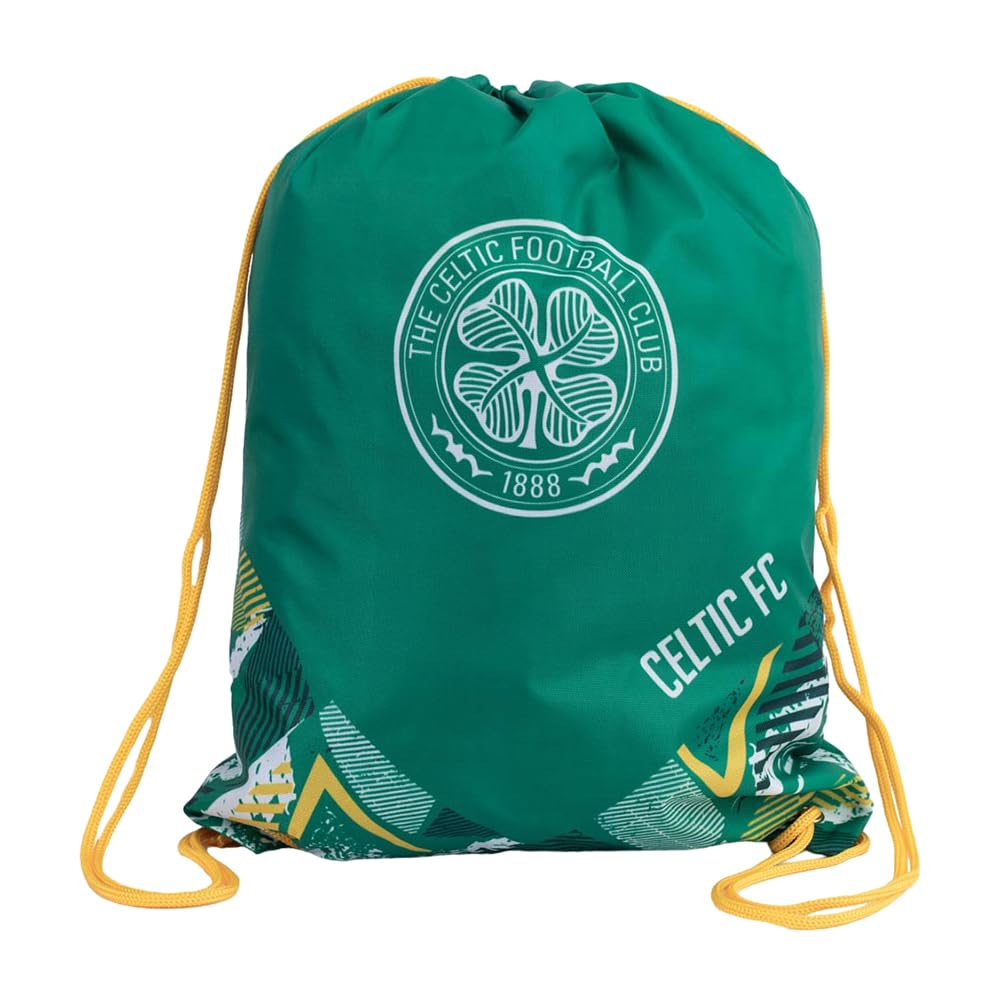Hy-Pro Officially Licensed Celtic F.C. Gym Sack – Lightweight, Drawstring, The Bhoys, Celtic, Merchandise, Great Gift Idea