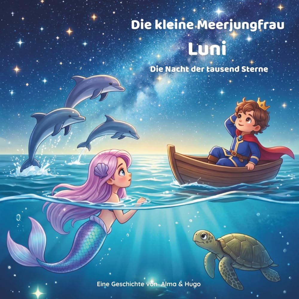 Die kleine Meerjungfrau Luni - Die Nacht der tausend Sterne: Ein magisches Unterwasserabenteuer über Freundschaft, Hoffnung und die Kraft des ... (Die Abenteuer der kleinen Meerjungfrau Luni)