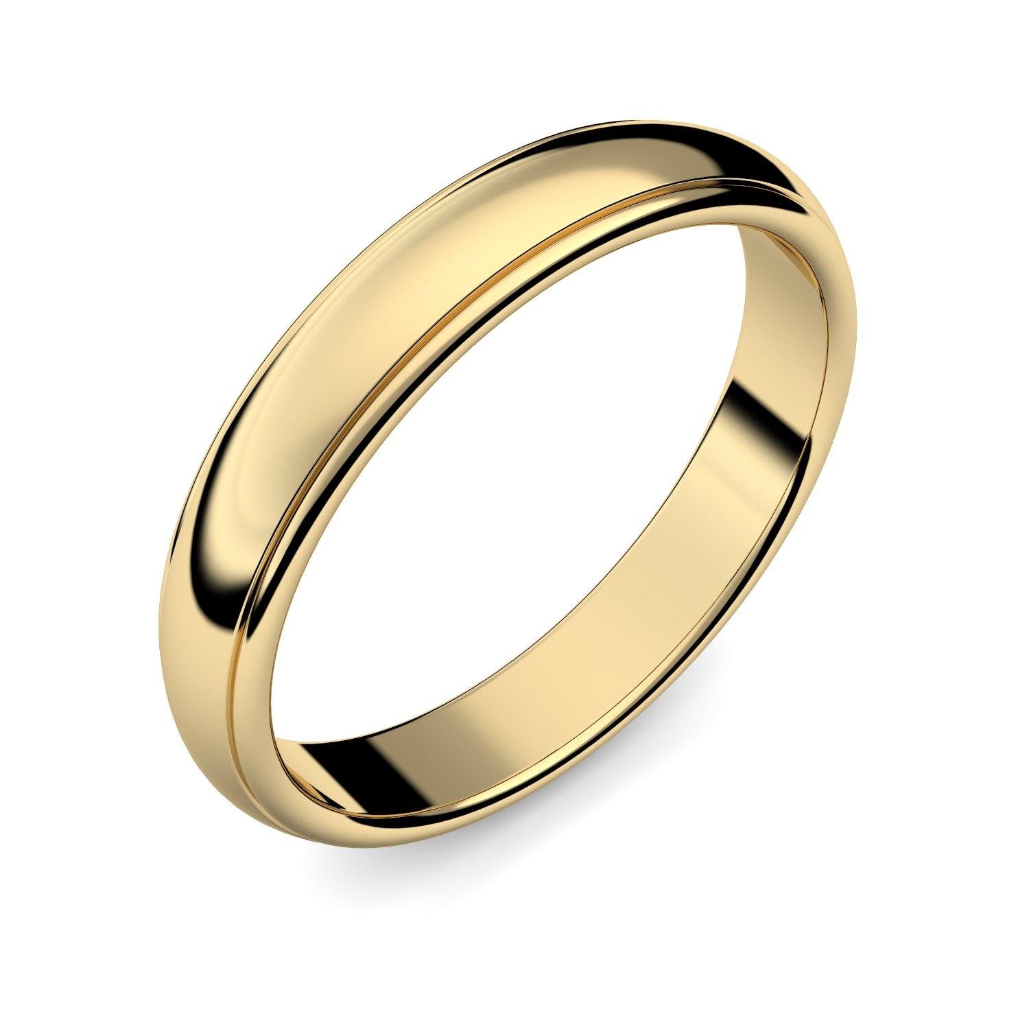 Eheringe Trauringe Gold Set AMOONIC mit Zirkonia Freundschaftsringe