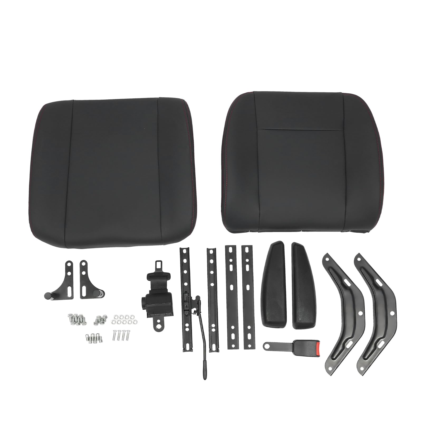 Seggiolino universale per trattore, carrello elevatore con cintura di sicurezza e braccioli, sedile regolabile, sedile universale per carrelli elevatori, sedile in PVC per trattori, escavatori