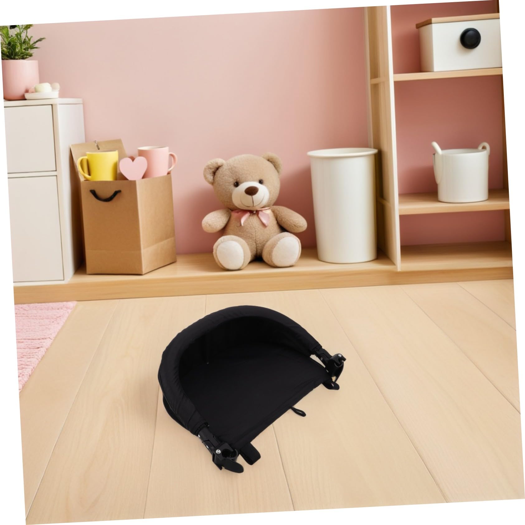 ERINGOGO Kinderwagen -Fußstütze kinderwagen verlängerbare fußstütze Kinderwagenfaltungsboote falten -Footstützes -Comfort -Zubehör -Bein Rastzubehör Black