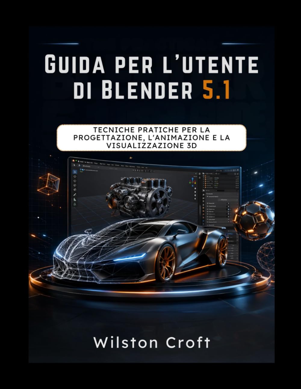 Guida per l'utente di Blender 5.1: Tecniche pratiche per la progettazione, l'animazione e la visualizzazione 3D