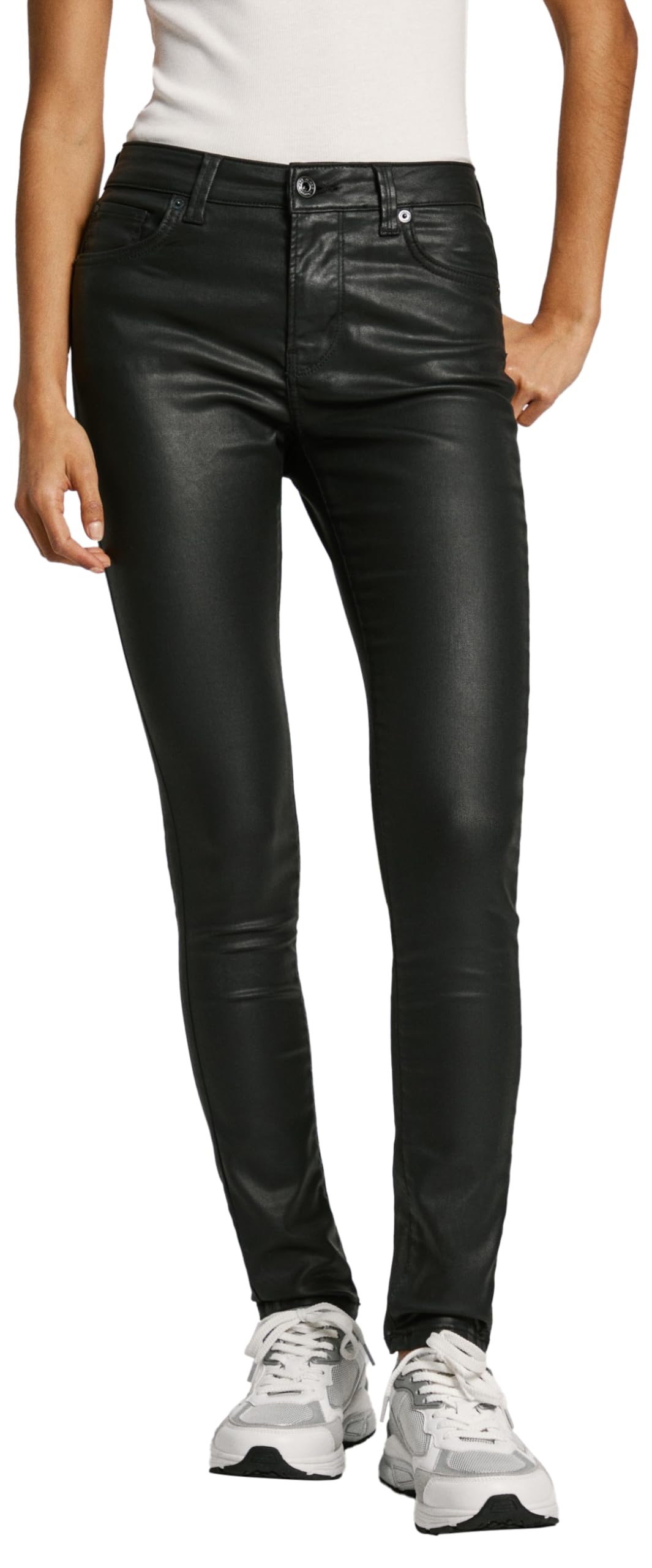 Pepe Jeans Femme Jean Coupe Skinny Taille Normale Regent