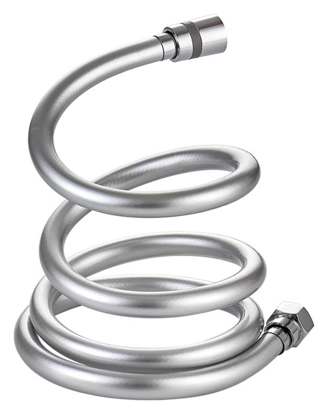 Gkirqvpe Silver Shower Hose, Pvc Pressure Shower Hose Handheld Gi/2 Universal /Black 1.5M/2M
