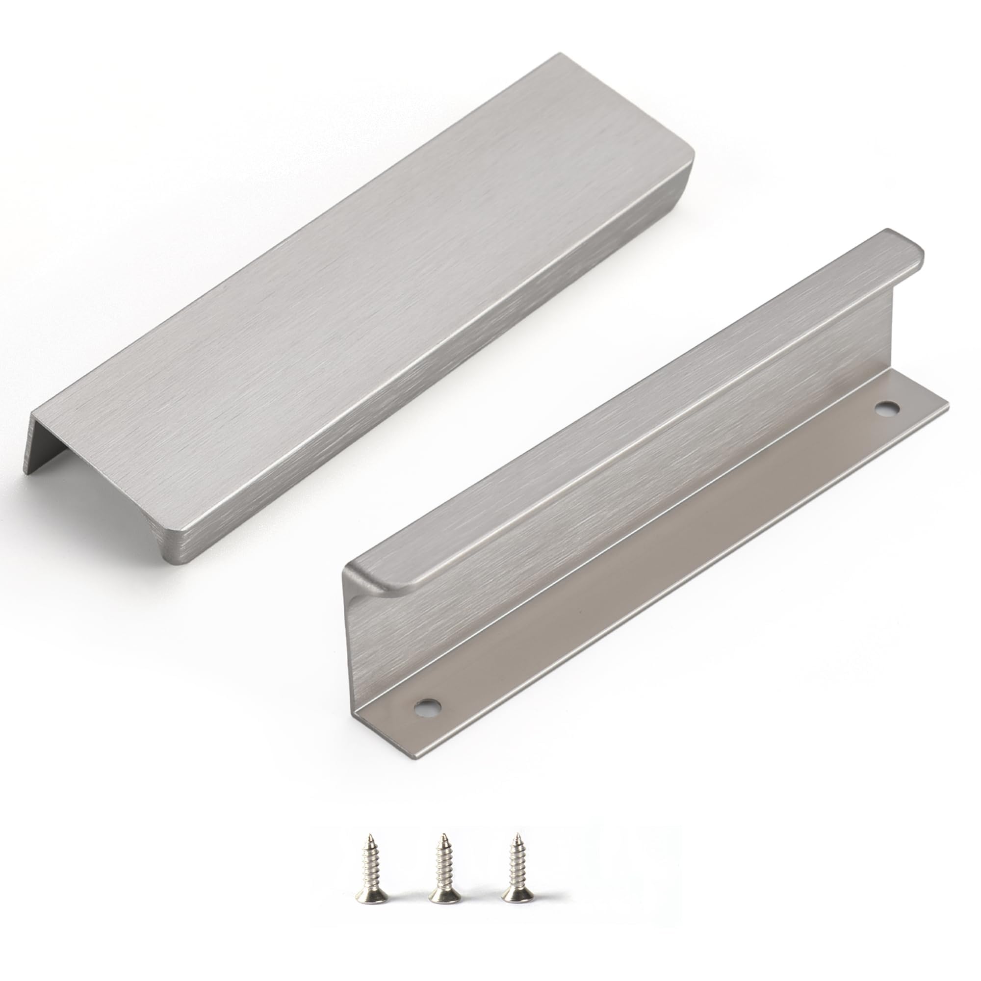 GebüRsteter Edelstahl Schrankgriffe FüR KüChengriffe MöBelgriffe KüChenschräNke Schubladengriffe Vintage Packung mit 10 Stück 128mm BA 150mm Länge