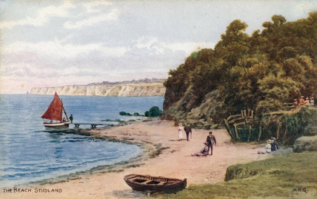 Impression d'affiches déco salon affiche toile Beach Studland Quinton 60x90 - 5