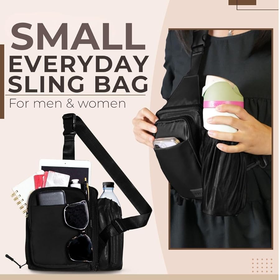 BUNSO Everyday Small Crossbody Bags for Women, Water-Resistant