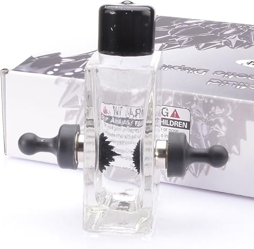 Miniatura 5 de Exhibición magnética de ferrofluido de ferrofluido bailando en una botella, ferro fluido, cosas geniales para los amantes de la ciencia, la física,