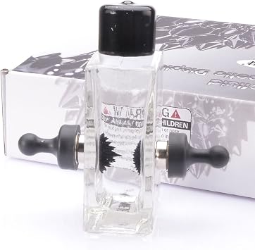 Dancing Ferrofluid Magnetic Ferrofluid Display in a Bottle Ferro Fluid Cool Stuff for Science Lovers Physics Magnetic Desk Toys Adults