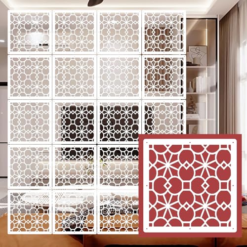Panneaux décoratifs de séparation de pièce ajourés pour cloison de chambre