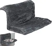 Cama de radiador para gatos com moldura de metal forte, quente e aconchegante, cama de rede para gatos cinza adequada para gatos de até 5 kg, felpa de gato