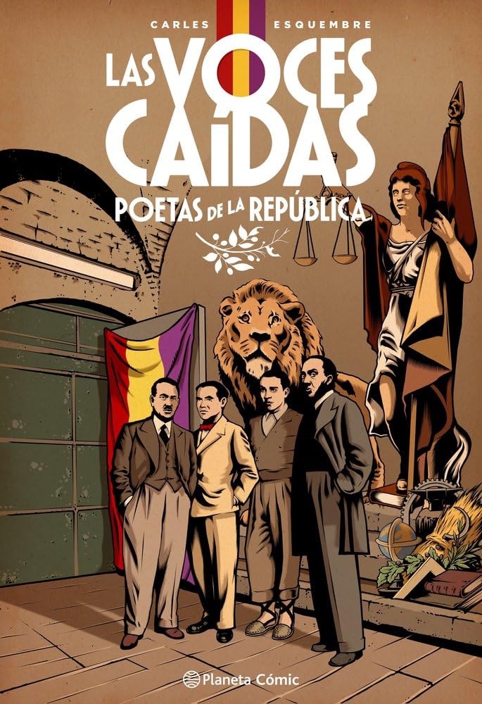 Las voces caídas. Estuche poetas de la República (Novela gráfica)