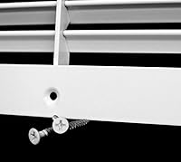 Vista 4 de Rejilla de aire HVAC ajustable de aluminio de 14 pulgadas de ancho x 6 pulgadas de alto - Control completo de dirección de flujo de aire horizontal