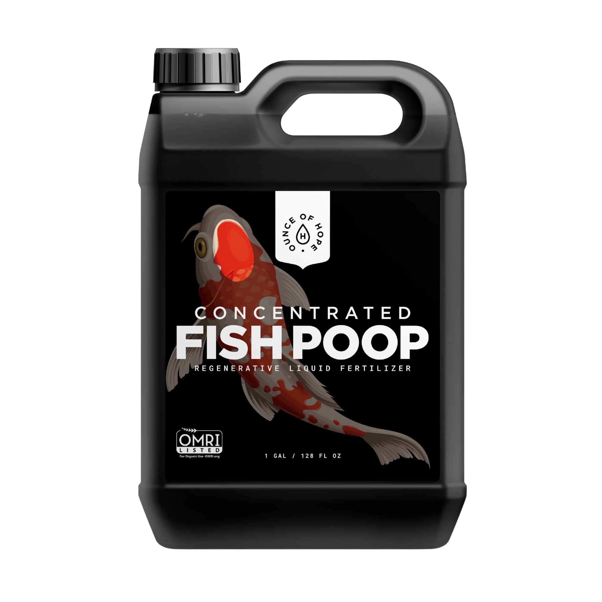 OMRI Listed Organic Fish Poop Liquid Fertilizer (1 Gallon)