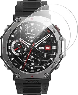 M.G.R.J® Tempered Glass Screen Protector for Amazfit T-Rex 3 48mm Smart Watch (Pack of 2) Price In India