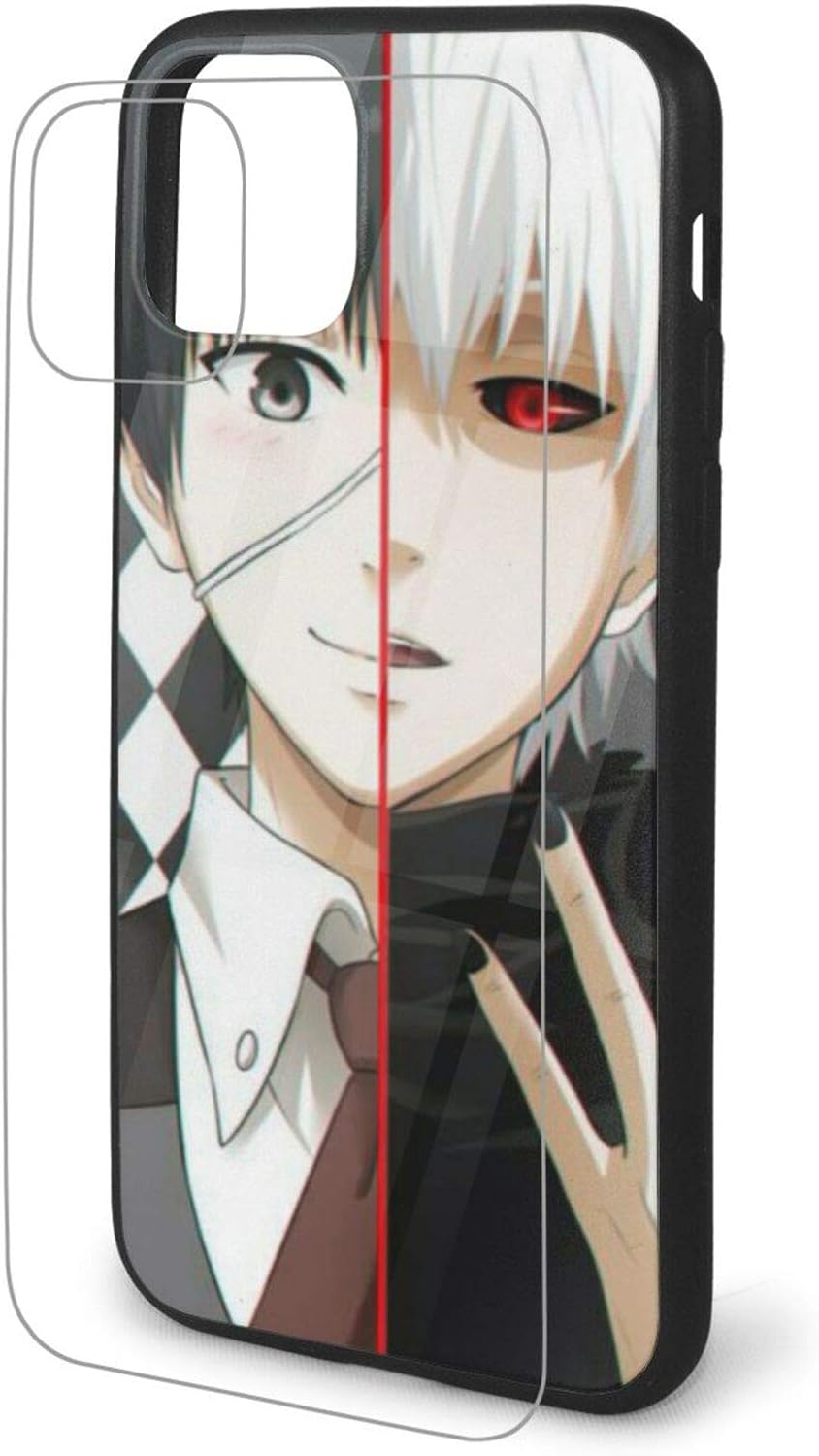 Amazon Com Memdary Tokyo Ghoul Kaneki Ken Phone Case Compatible With Iphone 11 Pro Max 6 5 Designed For Iphone 11 Pro Max 6 5 Tempered Glass Phone Case Full Body Anti Scratch Protective Case Cover Home Kitchen