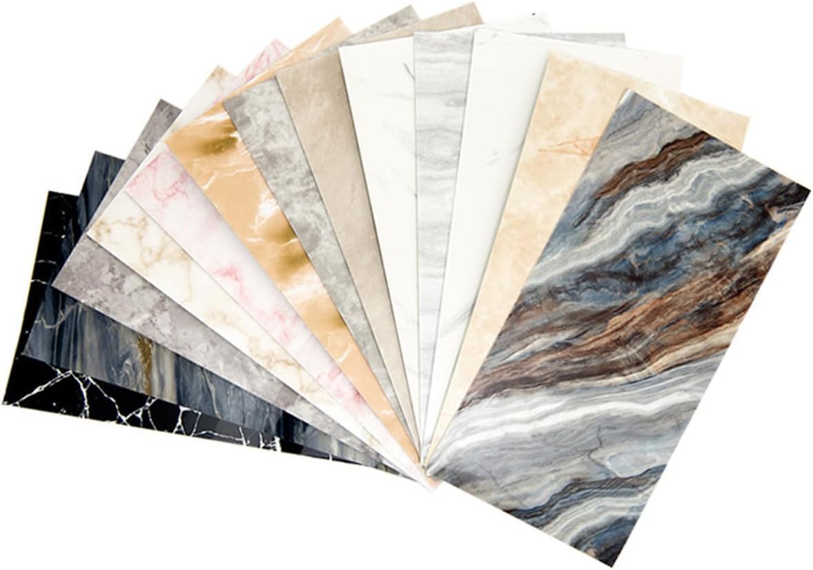 VALER 大判 ナチュラル カラー04 大理石 カット可能 30*60*10 PVC 壁紙 DIY PVC壁紙 レンガ 防音シート