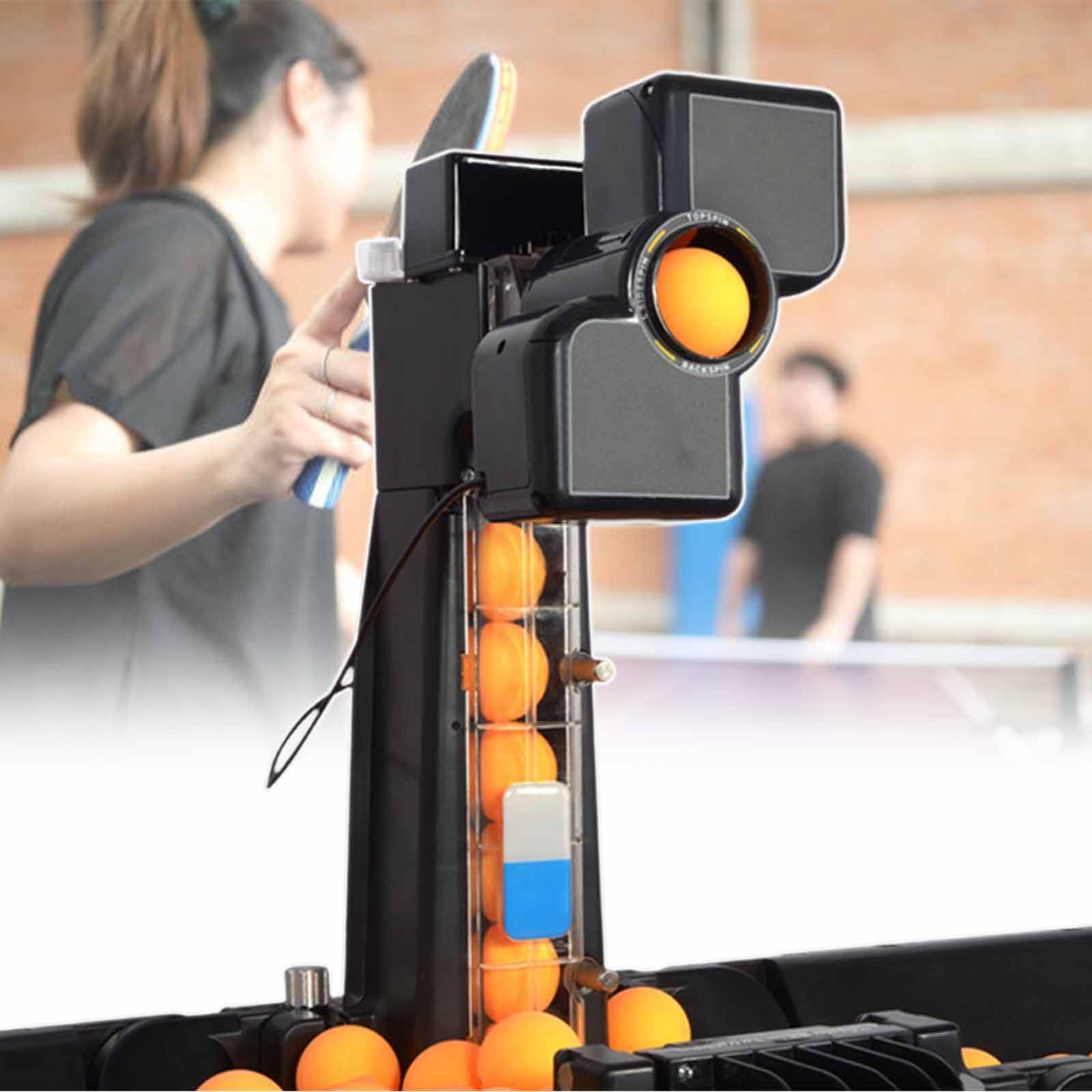 Robot Do Tenisa Stołowego Przenośny, Z Siatką, 9 Ustawień Piłek, Automatyczna Maszyna Do Piłek Robota Do Ping-Ponga, Maszyna Do Ping-Ponga Do Treningu Drużynowego, Siłownia