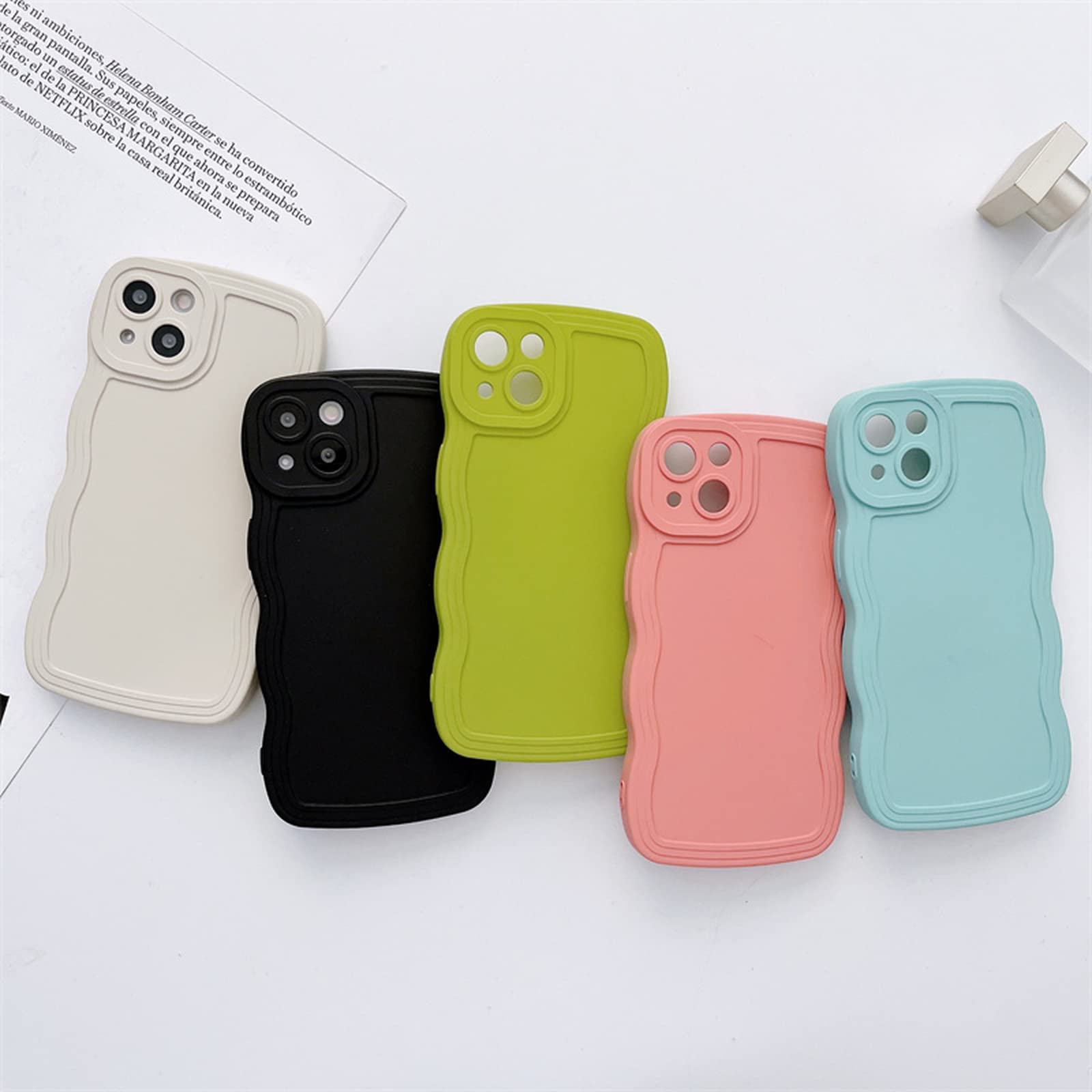 ☆在庫処分 Traing ソリッドキャンディーカラーカーリ iPhone 12 Amazon.co.jp: Traing ソリッドキャンディーカラーカーリーウェーブ