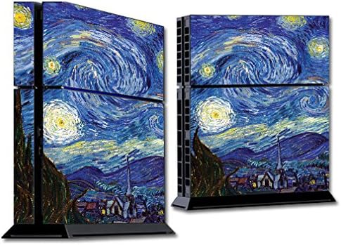 MightySkins Skin compatible con consola Sony PS4 Noche estrellada Funda protectora de vinilo duradera y única Fácil de aplicar, quitar y cambiar