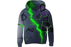 Hoodies for Boys Girls 3D Printed Hooded Sweatshirts Long Sleeve Pullover Hoody with Pocket 3-16Y