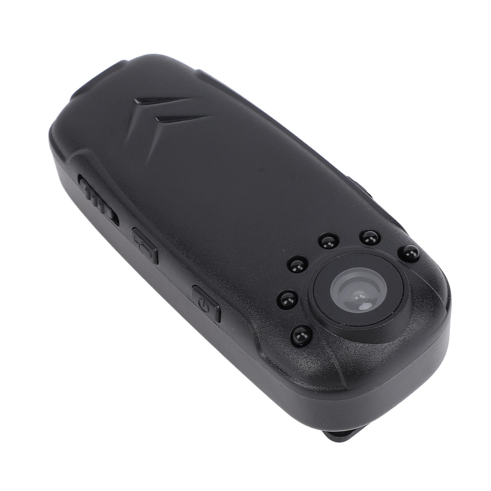 Videocámara Corporal con Clip Portátil, Visión Nocturna Portátil Versátil con Micrófono Incorporado, Gran Angular de 130 Grados para Montar (64GB)