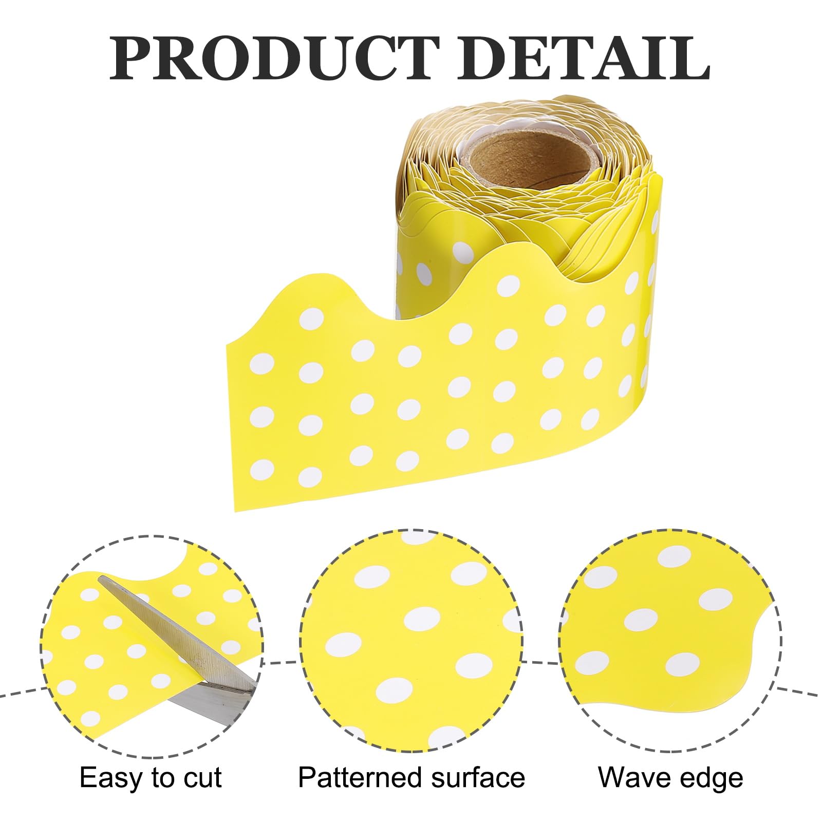 PATIKIL Dots Bulletin Board Border - Image 3