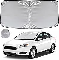 Vista 121 de KAYZT Parasol para parabrisas para Toyota Camry 2012-2017 LE XLE Hybrid SE XSE Sedan plegable, accesorios de ajuste personalizado para ventana