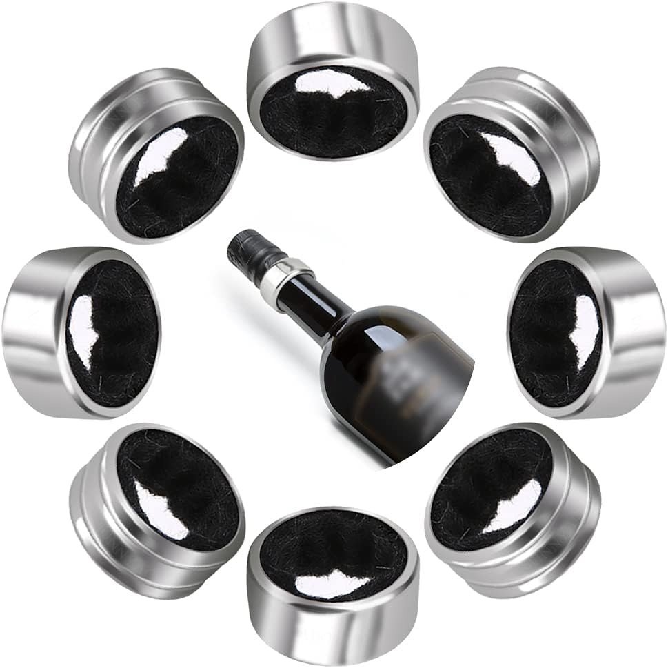 Pack of 8 Wine Drip Collars