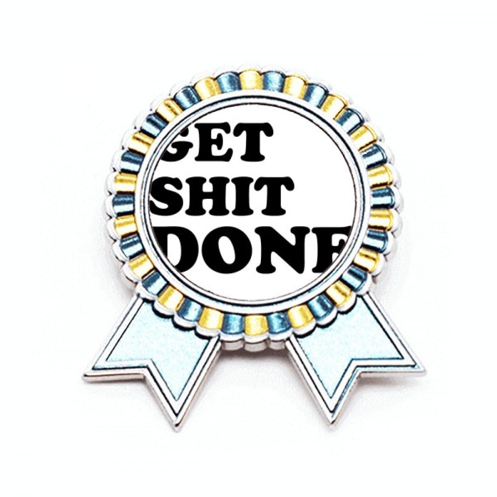 Broche Get d words en métal taille M pour customiser vos vêtements
