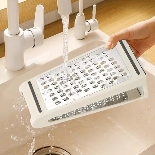 Miniatura 5 de Rallador de caja de queso, rallador de quesos lados para filamentos finos, trituración gruesa, parmesano duro, cheddar, gouda, pecorino, romano,