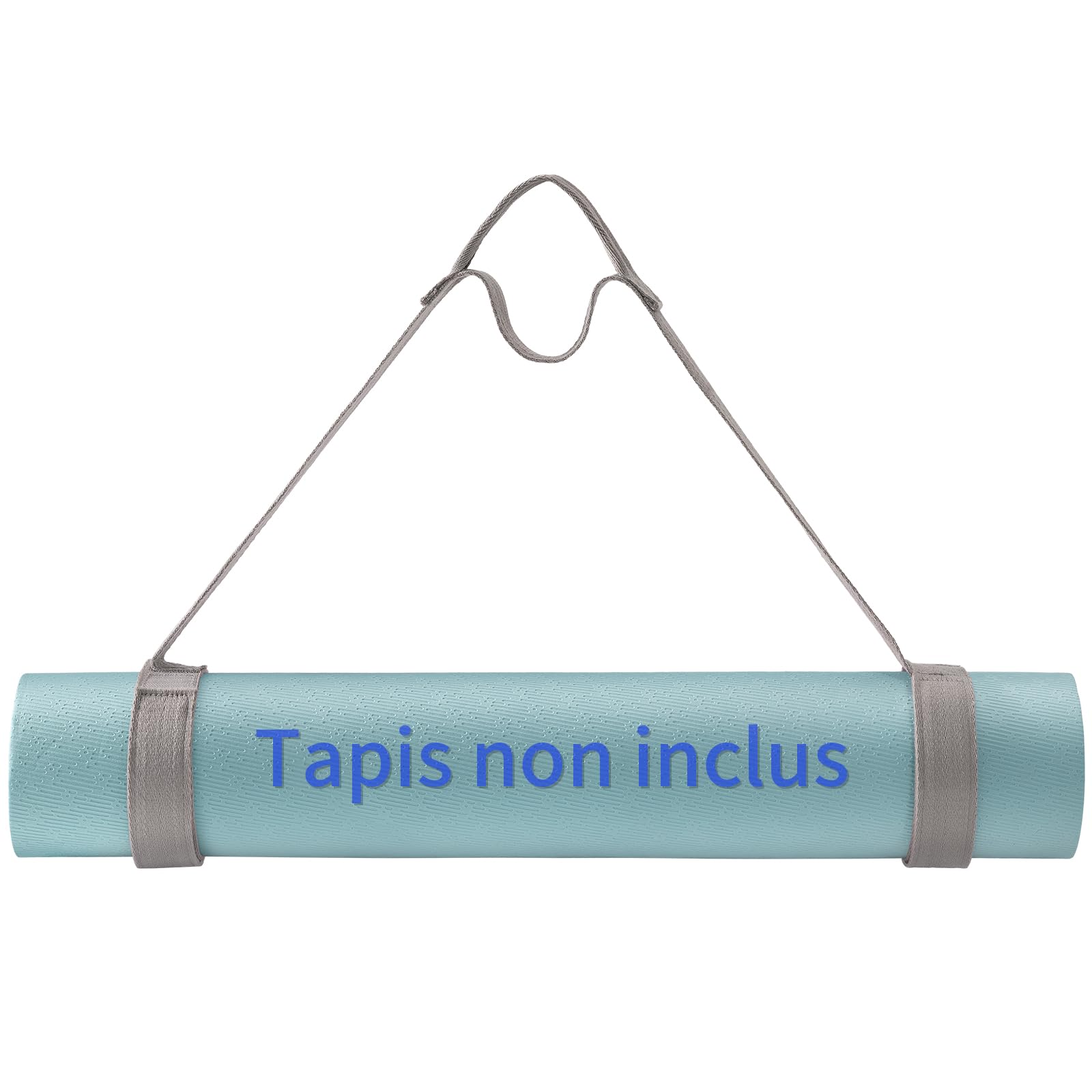 Sangle Réglable Pour Tapis De Yoga – Fermeture Auto-agrippante, Transport Et Rangement – Rose – Tapis Non Inclus