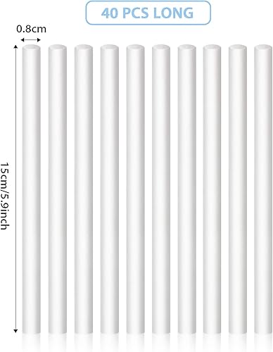 Miniatura 3 de 40 piezas de filtro humidificador de algodón de repuesto de viaje mini filtros de humidificador de coche, piezas de repuesto para humidificadores