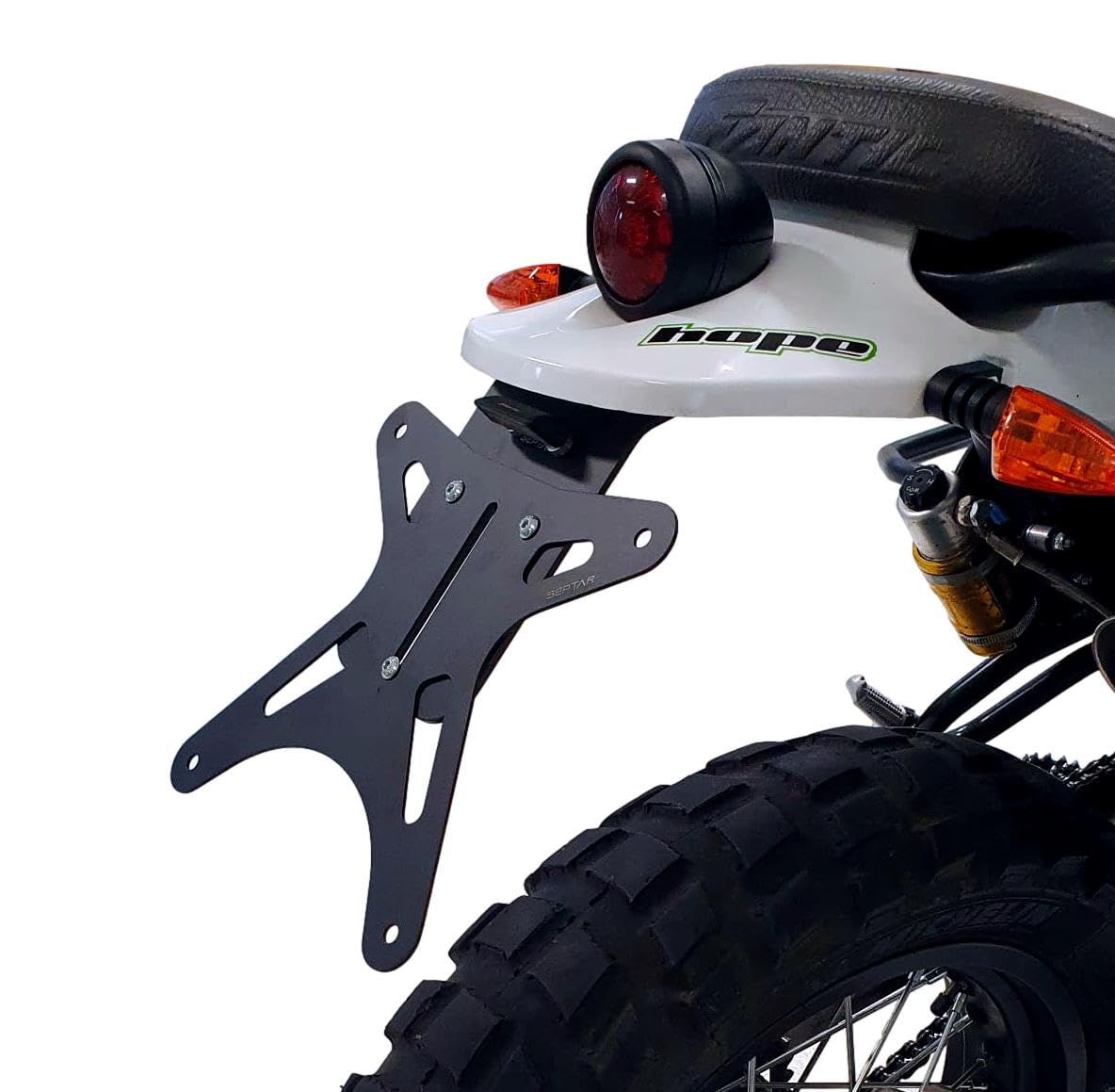 PORTATARGA CORTO SPORTIVO per FANTIC CABALLERO 125-250-500 2018-2023 | SEPTAR