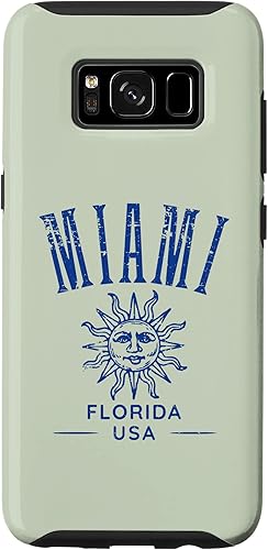 Galaxy S8 Miami Florida USA Distressed Style Design Souvenir Case